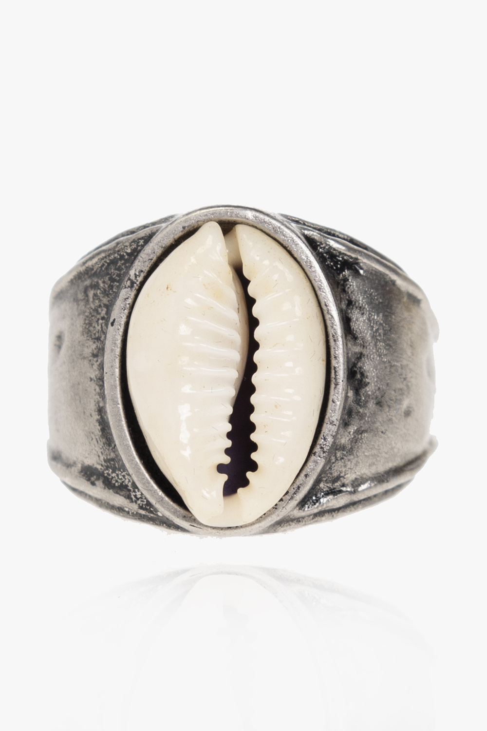 Silver Ring with shell Dsquared2 - SchaferandweinerShops Bermuda